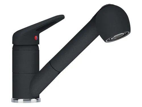 Franke Küchenarmatur Novara Plus 115.0470.675, Onyx in schwarz von Franke