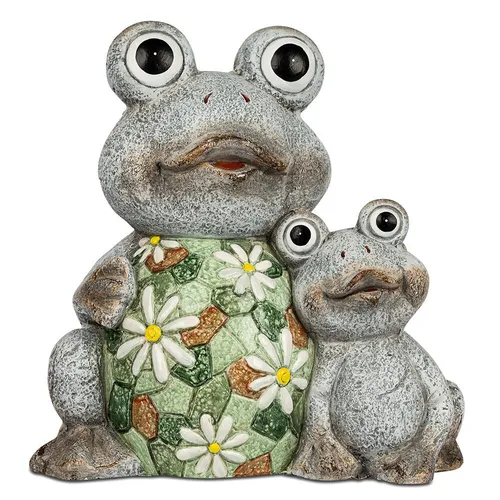 Froschpaar 30 cm mit Mosaik von formano
