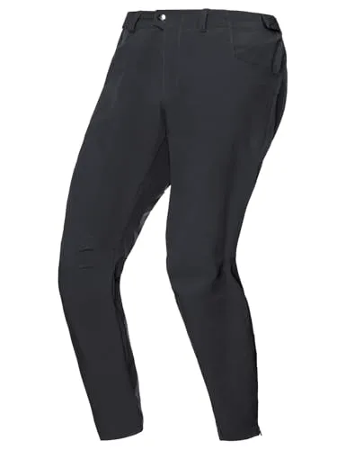 VAUDE Qimsa Softshellhose Herren XL - ideal für Radfahrer - Kleidung: Leichte, elastische Softshell-Fahrradhose für die Übergangszeit, wind- und wasserabweisend mit wasserdichtem Gesäßeinsatz und verstellbarem Bund.