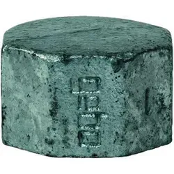 gebofittings Temperguss Gewindefittings 300 - Kappe 3/4, 6-Kant, verzinkt