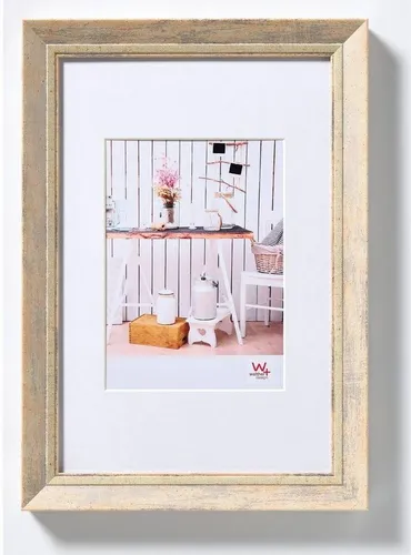 Walther Bilderrahmen Kunststoffrahmen EL015H Chalet 10x15cm natur