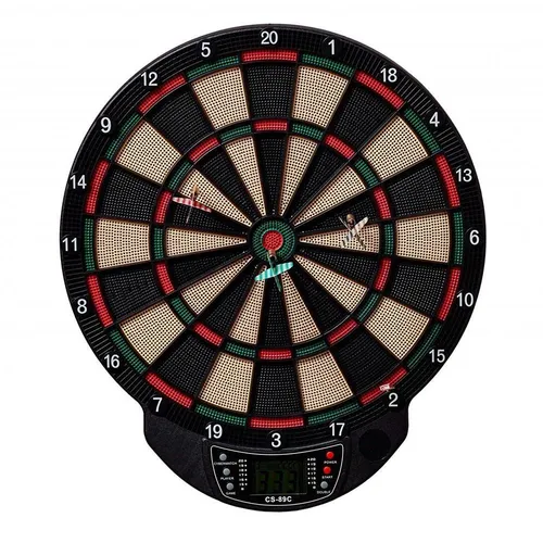 Elektronische Dartscheibe Dartboard Automat Bristol mit 6 Pfeilen - Scheiben, ideal für spannende Darts-Abende mit Freunden und Familie, inklusive 6 Pfeilen und neuester Technik für präzises Spiel.