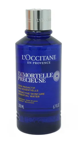 L'Occitane Immortelle Précieuse Gesichtswasser 200 ml - Gesichtstonic mit Immortelle Blütenwasser und grünem Tee-Extrakt, straffend und ideal gegen erste Falten für eine geschmeidig weiche Haut.