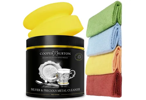 Cooper&Burton Silberreinigung Reinigungsmittel, Silber Reiniger Konzentrat Allzweckreiniger (3-St. Silberreiniger für sämtliches Silber)