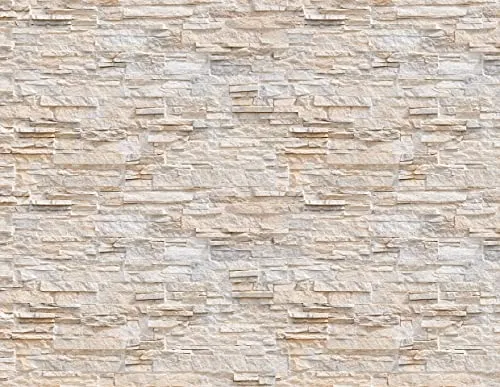 Produktbild A.S. Création Fototapete Steinoptik Beige – Natur Grau Mauer Design