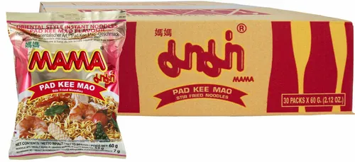 [ 30x 60g ] MAMA Instant Nudeln Pad Kee Mao Geschmack von MAMA