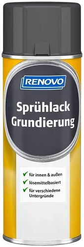 400ml Renovo Sprühlack Grundierung Grau