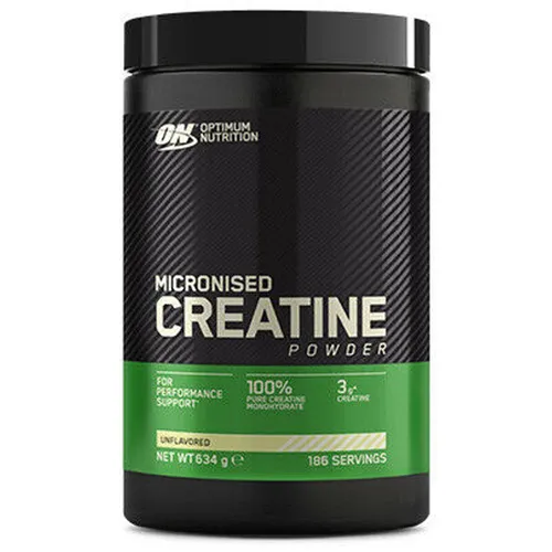 Optimum Nutrition Creatine Powder 634g - Hochwertiges Monohydrat - Protein Shakes & Muskelaufbau - Unterstützt Muskelzuwachs und steigert die Sport- und Fitnessleistung für effektives Training.