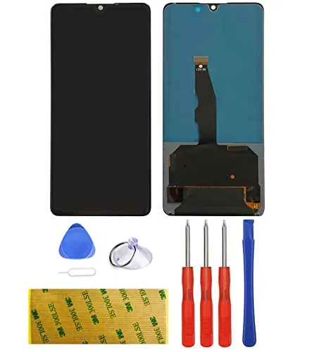 Display Kompatibel mit Huawei P30 ELE-L29, ELE-L09, ELE-TL00, ELE-L04 ​Ersatz LCD Schwarz Touchscreen Digitizer Bildschirm Glas Assembly Werkzeuge Reparatur Set Kit Klebstoff (ohne Rahmen