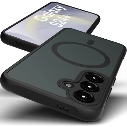 GreenHec Magnettisch Hülle für Samsung Galaxy S25 S24 S23 Ultra Plus - MagSafe Magnet kompatibles Cover Case Handyhülle, mag-Safe Schutz (Samsung Galaxy S24 Plus)