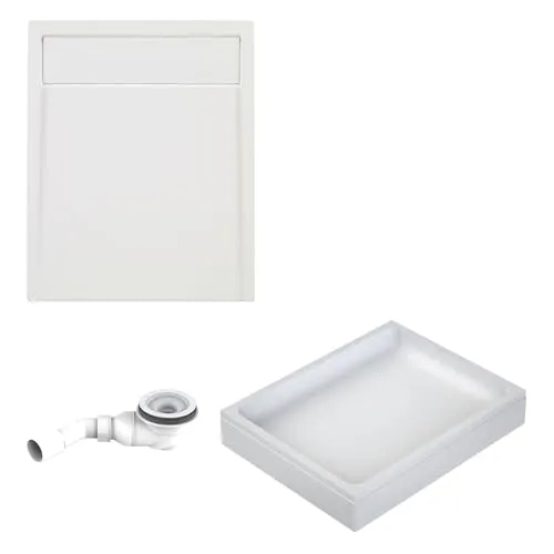 Schulte Duschwanne Brava 90x75 cm mit Wannenträger