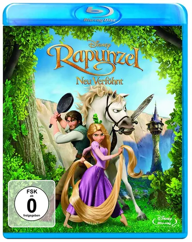 Rapunzel Neu Verföhnt Blu-ray - Disney Kinderfilm in brillanter Bild- und Tonqualität, ideal für Familienabende. Entdecken Sie das Abenteuer in HD!