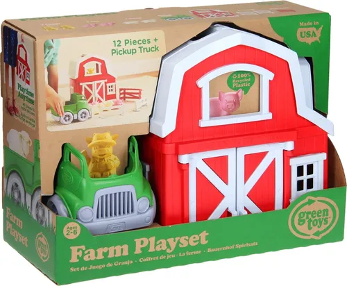 Green Toys Inc Bauernhof Spielset 13 Teile SV - Sonstige Kategorie mit 13 Teilen, fördert kreatives Spielen und Umweltbewusstsein durch nachhaltige Materialien.