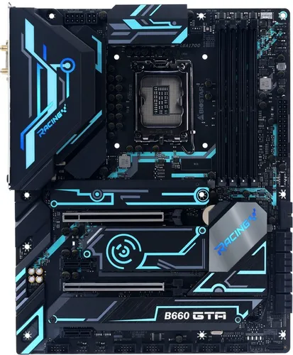 Biostar B660GTA Motherboard - ATX LGA1700 - Mainboard mit B660 Chipsatz, 2.5 Gigabit LAN und USB 3.2 Gen 2 für schnelle Datenübertragung und optimale Performance.