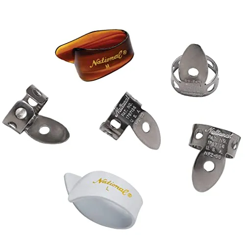 Produktbild D'Addario National Edelstahl Fingerpick Bundle - 6er Pack