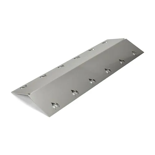 Grillrost.com BBQ Grillrost 435x160mm - Grillzubehör, hochwertige Brennerabdeckung aus Edelstahl, Made in Germany für optimale Hitzeverteilung und Langlebigkeit.