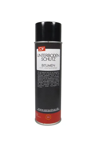 1x 500ml Unterbodenschutzspray Bitumen  Steinschlagschutz Spray Antidrönspray
