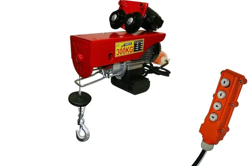 MOBILE ELEKTRISCHE SEILWINDE HEBEZUG SEILZUG 150/300 KG 600W INKL. FERNBEDIENUNG