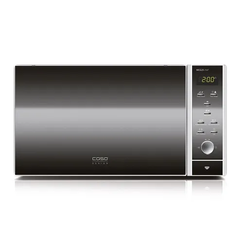 Caso MCG 25 Chef Mikrowelle mit Grill- und Heißluftfunktion - Mikrowelle mit 25L Kapazität, Grill- und Heißluftfunktion für vielseitiges Kochen. Ideal für kreative Gerichte und schnelle Zubereitung.
