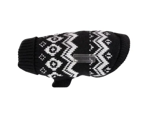 Wolters Hundepullover Norweger Pullover für Mops & Co. schwarz/weiß