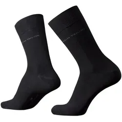 TOM TAILOR Socken Tom Tailor Herren Socken 2er Pack uni basic schwarz Tom Tailor Herren Socken 2er Pack uni basic schwarz 43-46