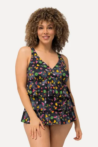 Ulla Popken Plus Size Tankini mit Früchten von Ulla Popken