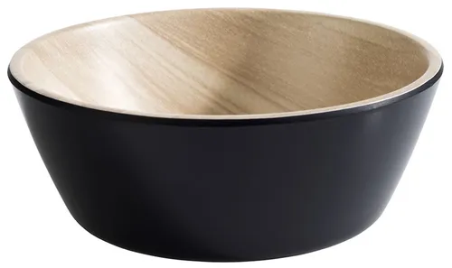 APS Schale FRIDA 0,25 Liter schwarz in beige von APS