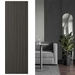 Xxxl Akustikpaneel Eiche schwarz Sonido Elements - Wand & Decke - XXL-Akustikpaneel mit 56 x 244 cm, sorgt für hervorragende Schallabsorption und verleiht jedem Raum einen natürlichen Look.
