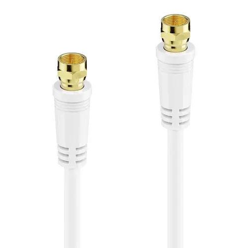 7,5m SAT Kabel Digital Koaxialkabel F-Stecker Antenne KOAX TV HDTV UHD 4K 135dB