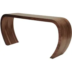 Sideboard Sidebow 123 cm, Nussbaum - Kommode mit elegantem Nussbaum-Finish, bietet großzügigen Stauraum und stilvolle Präsentationsfläche für Ihre Deko-Highlights.