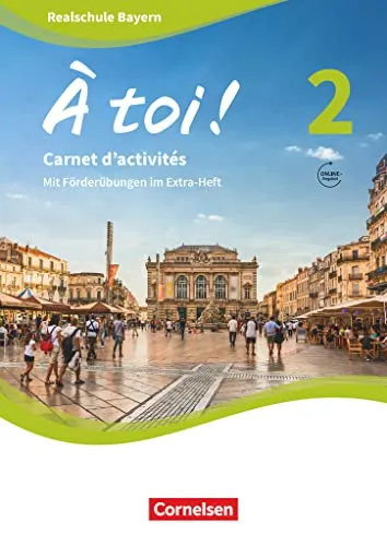 À toi ! - Bayern ab 2019 - Band 2: Carnet d'activités mit Audios online und eingelegtem Förderheft