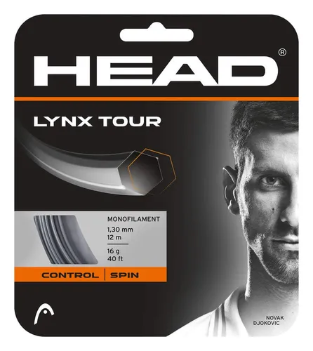 Head Tennissaite Lynx Tour (Kontrolle+Spin) grau 12m Set, Saitendicke: 1.30