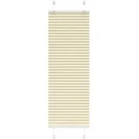 vidaXL Plissee Creme 40x100 cm Stoffbreite 39,4 cm Polyester 4015267
