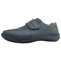 Josef Seibel ALEC Herren-Halbschuhe, schwarz, Größe: 47 - Herren-Schnürhalbschuhe aus Leder mit flexiblem PU-Sohle. Ideal für kräftige Füße dank Bequemschuhweite K und praktischem Klettverschluss für optimalen Halt.