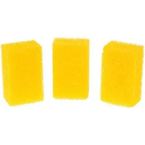 RotWeiss Autoschwamm Insektenschwamm, 8210, aus Schaumstoff, Insektenschwamm, 10 x 6 cm, entfernt Insektenreste, 3 Stück