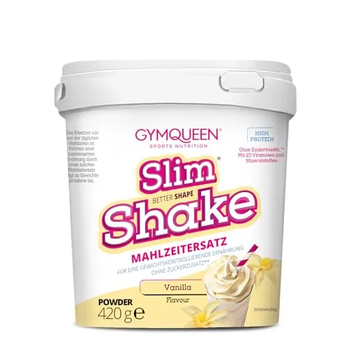 GymQueen Slim Shake Vanille, 420g