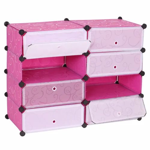 MCW Schuhschrank in Altrosa, 92x73x36 cm