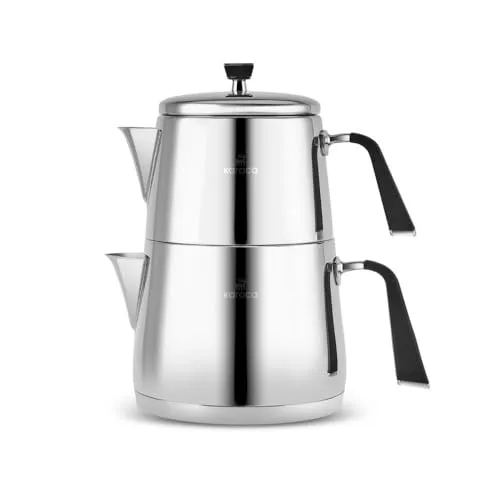 Kaffee- & Teekannen Silber von Karaca