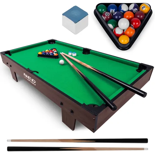 Billardtisch Pool Mini Billard Spiel mit Zubehör von Neo-Sport