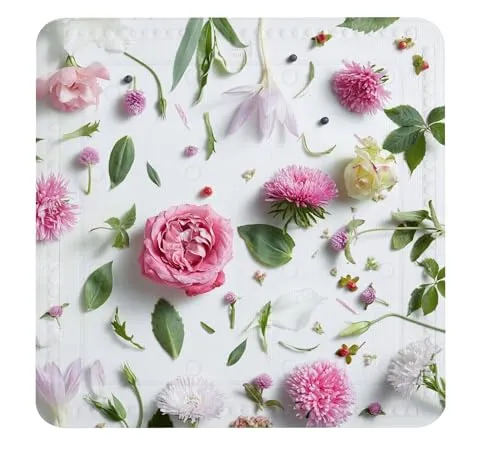 Kleine Wolke Duschwannen Einlage Rosalie 55×55 cm - Anti-Rutsch-Lösungen für die Dusche, rutschhemmend mit hochwertigen Saugnäpfen und maschinenwaschbar für einfache Pflege.