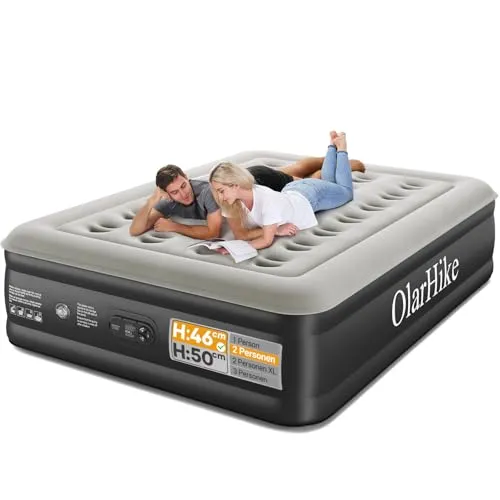 OlarHike Selbstaufblasende Luftmatratze 140x200 cm für 2 Personen