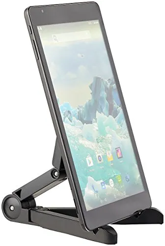 PEARL Tablet Halterung: Faltbarer Tablet-Ständer für iPad, Tablet-PC, E-Book-Reader & Co. (Tablett Ständer, Tablet Aufsteller, Universal Smartphone)