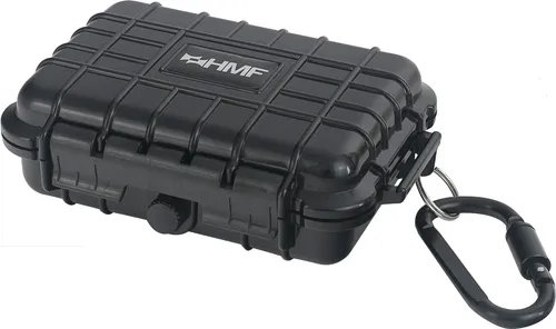 HMF ODK500 Outdoor-Koffer klein, wasserdichte Box für Boot und Freizeit, 16,5 x 12 x 5,4 cm