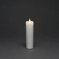 Konstsmide LED Echtwachskerze weiß H 17,8cm von Konstsmide