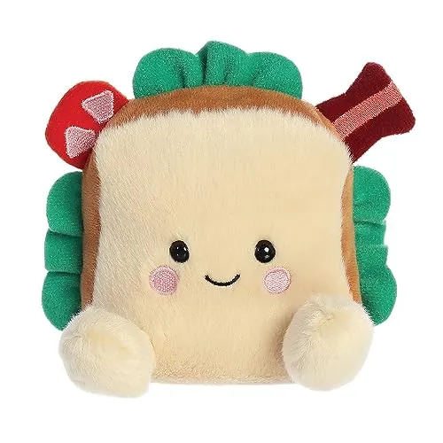 Aurora, 33844, Palm Pals Tomas Sandwich, Plüschtier, Braun, 13cm