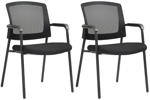 CLP Besucherstuhl Volga (2er Set) in schwarz von CLP
