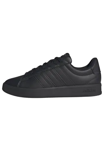 ADIDAS GRAND COURT 3.0 Herren Sneaker, Gr. 45, Schwarz - Stylischer Sneaker für Herren mit innovativer Cloudfoam-Dämpfung. Bietet ultimativen Komfort und Stabilität, ideal für Freizeitoutfits und Streetwear.