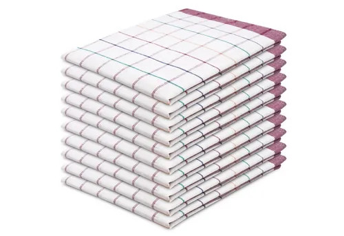 ZOLLNER Geschirrtuch, (Spar-Set, 10-tlg), 50 x 70 cm, 100% Baumwolle, vom Hotelwäschespezialisten