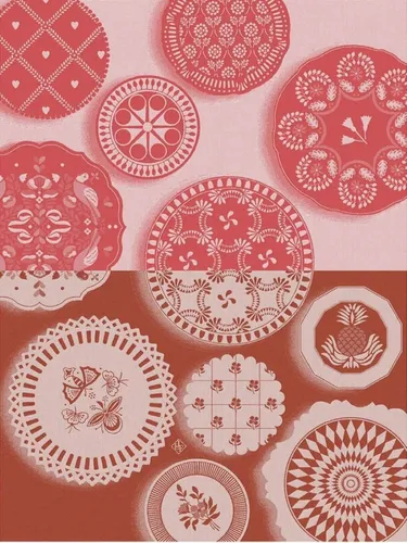 Le Jacquard Français Geschirrtuch Faience Tulipe 60x80 cm Baumwolle