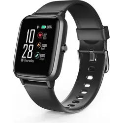 Hama Smartwatch 5910 - Wasserdichte GPS-Fitnessuhr mit Herzfrequenzmonitor, Musiksteuerung und 6 Tagen Akkulaufzeit für aktives Leben